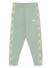 Maison Kitsuné Flash Fox Track Pants In Green
