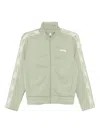 Maison Kitsuné Flash Fox Zipped Blouson In Green