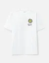 Maison Kitsuné Maison Kitsune Floating Flower Cotton T-shirt In White