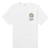 Maison Kitsuné Maison Kitsune Floating Flower Cotton T-shirt In White