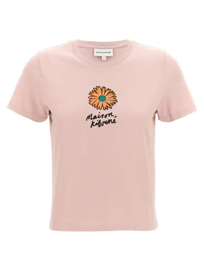 Maison Kitsuné Pink Floating Flower T-shirt