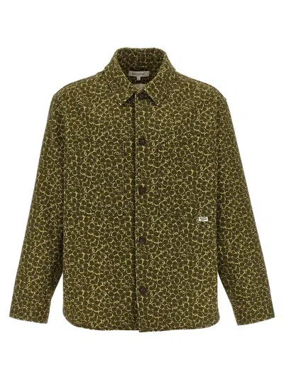 MAISON KITSUNÉ MAISON KITSUNE FLORAL PRINT OVERSHIRT