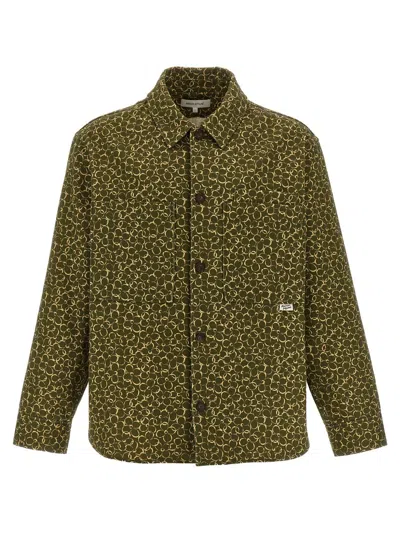 MAISON KITSUNÉ MAISON KITSUNÉ FLORAL PRINT OVERSHIRT