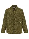 Maison Kitsuné Maison Kitsune Floral Print Overshirt In Green