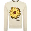 Maison Kitsuné Maison Kitsune Flower Sweatshirt Beige In Beige