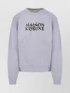 Maison Kitsuné Logo Printed Crewneck Sweatshirt