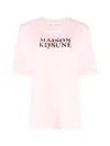 Maison Kitsuné Flowers Print Classic Logo T-shirt
