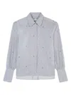 Maison Kitsuné Foulard-print Shirt In White