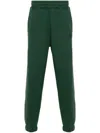 Maison Kitsuné Bold Fox Head Patch Comfort Jog Pants In Green