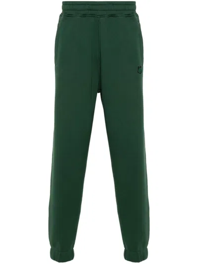 Maison Kitsuné Bold Fox Head Patch Comfort Jog Pants In Green