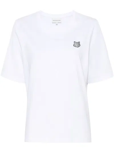 MAISON KITSUNÉ FOX APPLIQUÉ T-SHIRT