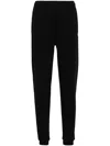 Maison Kitsuné Fox Head Jogging Pants In 黑色