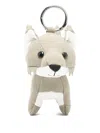 Maison Kitsuné Fox Bag Charm Accessories In Neutral