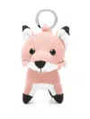 Maison Kitsuné Embroidered Bag Charm With Pop-up Animal Ears In Pink
