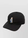 Maison Kitsuné Fox Baseball Cap With Curved Brim And Adjustable Strap