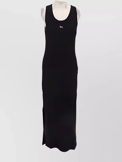 MAISON KITSUNÉ FOX BEBE ROBE COTELEE SANS MANCHES