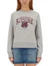Maison Kitsuné Campus Fox Print Sweatshirt