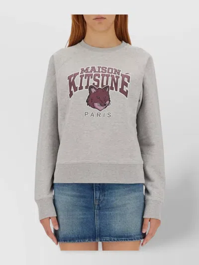Maison Kitsuné Fox Campus Sweatshirt Graphic Print