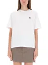 Maison Kitsuné Dressed Fox Cotton T-shirt In White