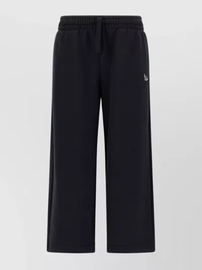 MAISON KITSUNÉ 'FOX CUB' ELASTIC WAISTBAND JOGGERS WITH SIDE POCKETS