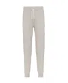 Maison Kitsuné Logo-appliqued Cotton Sweatpants In White