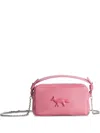 Maison Kitsuné Fox-embossed Leather Cross Body Bag