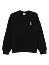 Maison Kitsuné Maison Kitsune Classic Pullover Sweater For Men In Black
