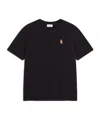 Maison Kitsuné Maison Kitsune Fox Head T Shirt In Black