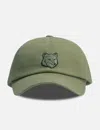 Maison Kitsuné Fox Head Cap In Green