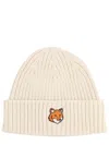 Maison Kitsuné "fox Head" Cap In Neutral