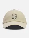 Maison Kitsuné Fox Head Baseball Cap In Neutral