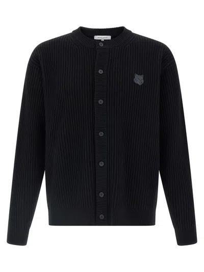 MAISON KITSUNÉ FOX HEAD CARDIGAN