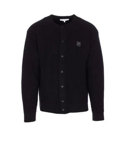 MAISON KITSUNÉ FOX HEAD CARDIGAN