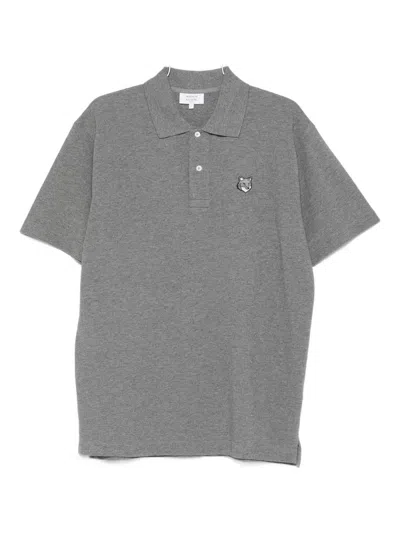 Maison Kitsuné Fox Head Comfort Polo Clothing In Multi