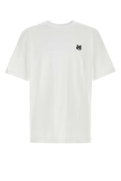 Maison Kitsuné Maison Kitsune Fox Head Comfort Tee-shirt In White