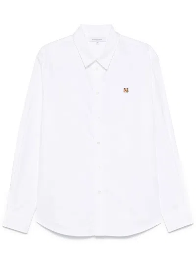 MAISON KITSUNÉ MAISON KITSUNÉ FOX HEAD COTTON SHIRT
