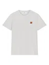 Maison Kitsuné Maison Kitsune White Cotton T-shirt In Gray