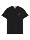 Maison Kitsuné Fox Head Cotton T-shirt In Black