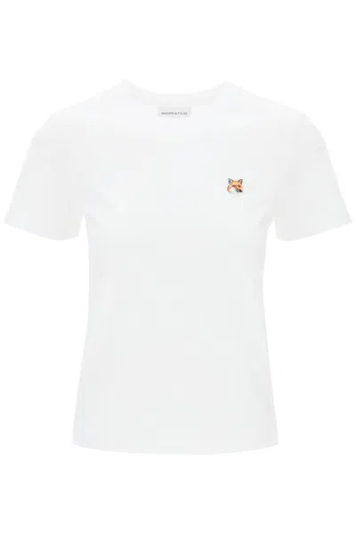 Maison Kitsuné Fox Head Crew-neck T-shirt In White