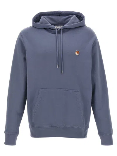 Maison Kitsuné Fox Head Sweatshirt Light Blue