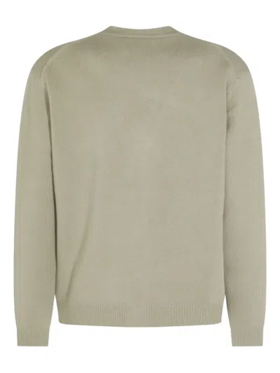 Maison Kitsuné Fox Head Intarsia Merino Cardigan In Gray