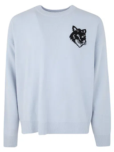 MAISON KITSUNÉ MAISON KITSUNÉ FOX HEAD INTARSIA COMFORT JUMPER