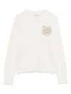 Maison Kitsuné Fox Head Intarsia Merino Jumper Clothing In Multi