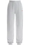 Maison Kitsuné Fox Head Jogging Pants In Light Grey Melange (grey)