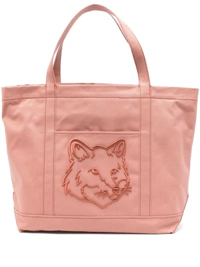 Maison Kitsuné Fox Head Large Shopper Bag