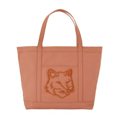 Maison Kitsuné Fox Head Large Shopper Bag