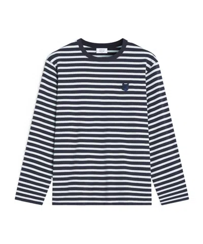 MAISON KITSUNÉ FOX HEAD LONG SLEEVE TEE-SHIRT