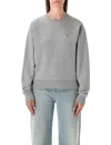 Maison Kitsuné Fox Head Patch Adjusted Sweatshirt In Gray