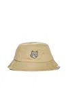 MAISON KITSUNÉ MAISON KITSUNÉ FOX HEAD PATCH BUCKET HAT