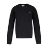 Maison Kitsuné Bold Fox Head Patch Comfort Sweatshirt In Black